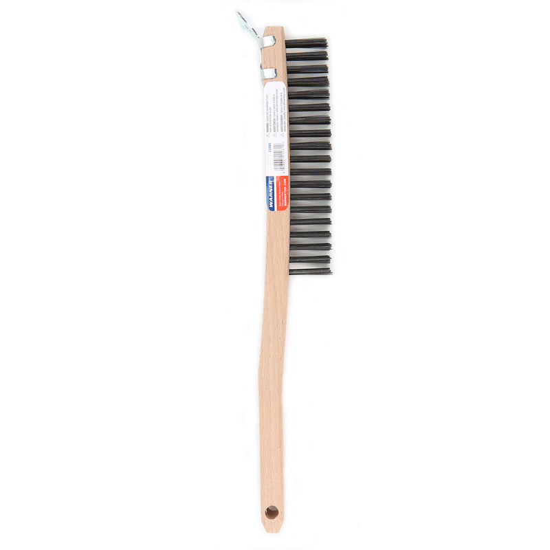 WIRE BRSH W/scrp 13.625" - Pack of 6