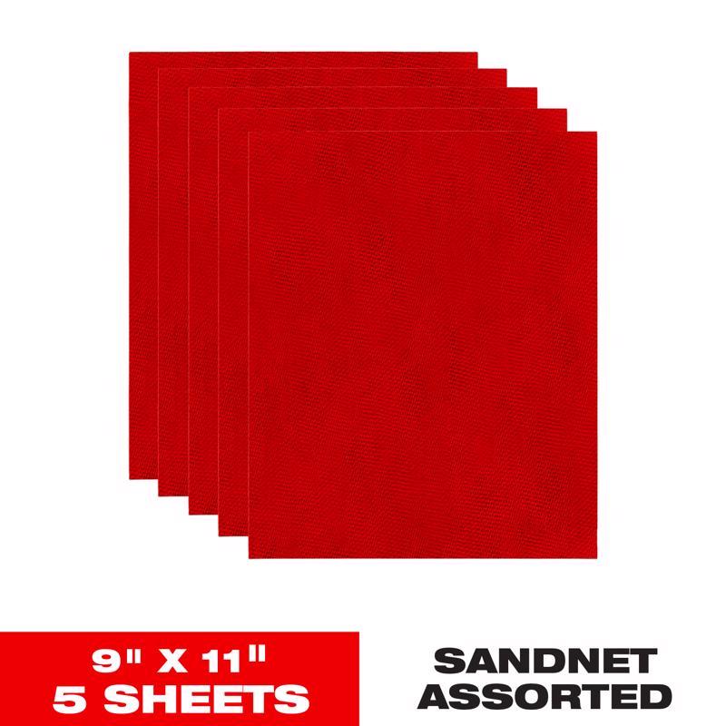 SANDING SHEET ASST 5PK