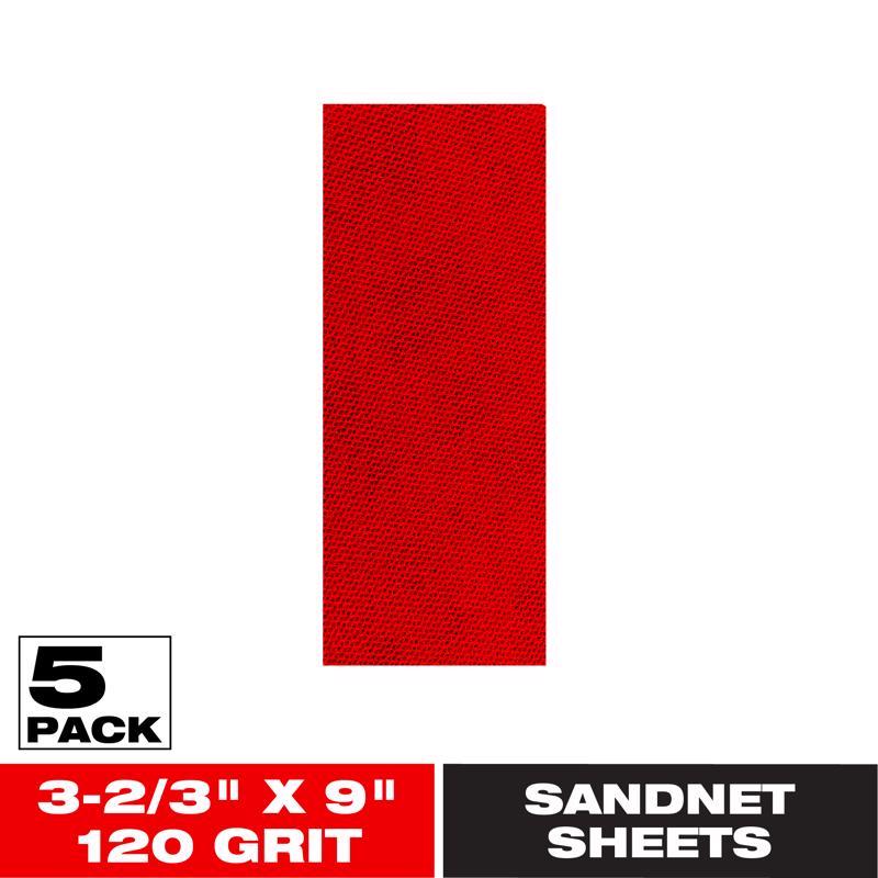 SANDING SHEET 120GR 5PK
