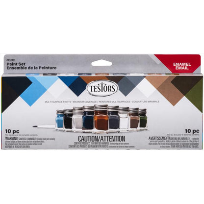 PAINT SET MILITARY 10PC - Pack of 6
