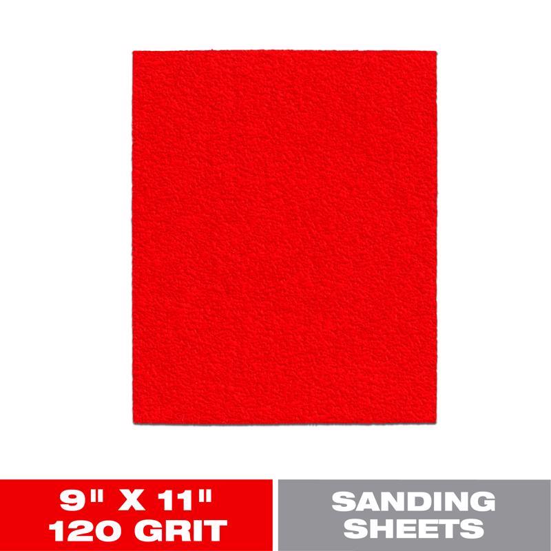 SANDNG SHEET 120G M 9X11" - Pack of 50