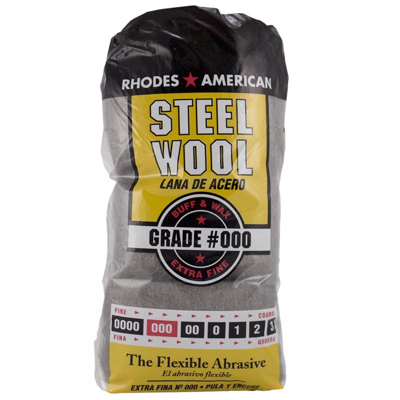 STEEL WOOL PAD #000 12PK - Pack of 6