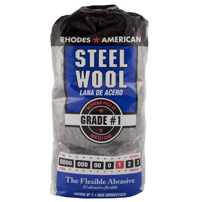 STEEL WOOL PADS #1 12PK - Pack of 6