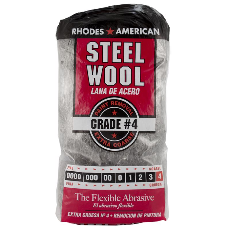 STEEL WOOL PADS #4 12PK - Pack of 6