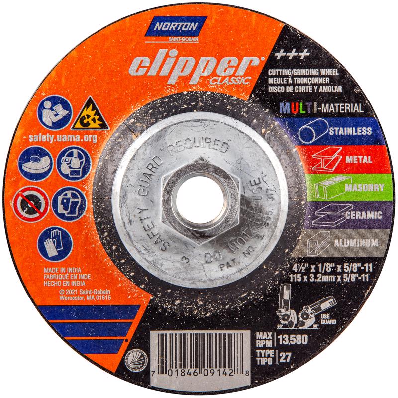 GRINDING WHEEL 1/8X4.5"