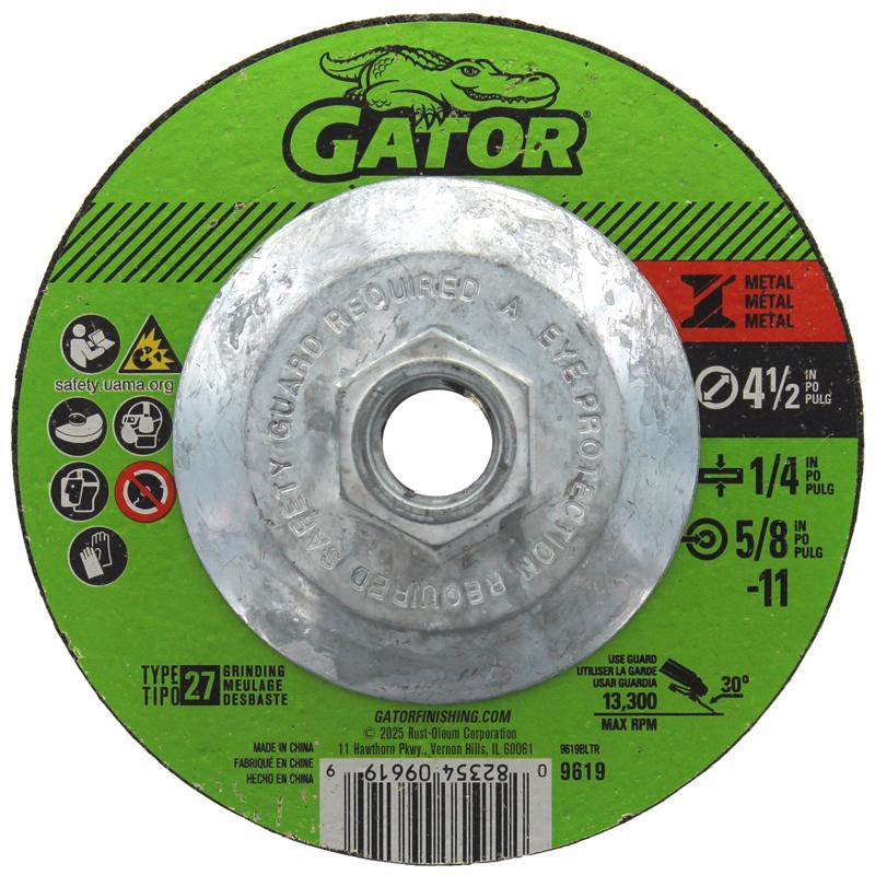 GRIND WHEEL 4.5X1/4X5/8 - Pack of 5