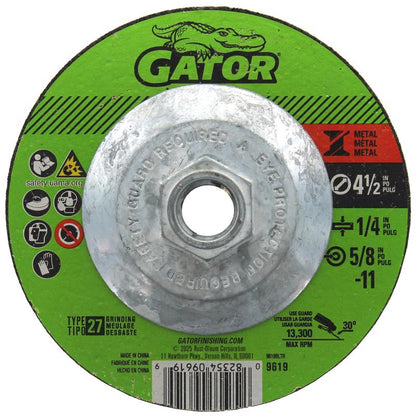 GRIND WHEEL 4.5X1/4X5/8 - Pack of 5