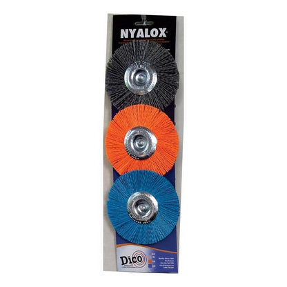 WHEEL BRUSH SET 3PK 4" - Pack of 5