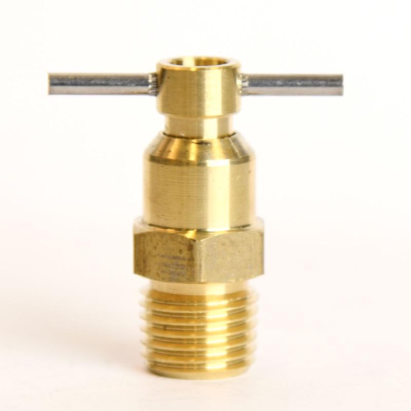 NEEDLE DRAIN COCK 1/4" BRASS - Pack of 5