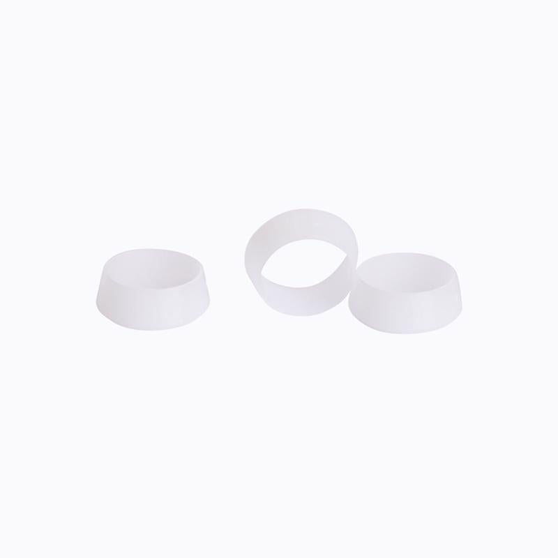 Bulk compression fittings pack of 5 by Emery Jensen, 1/2 inch metal fittings for plumbing and piping connections.