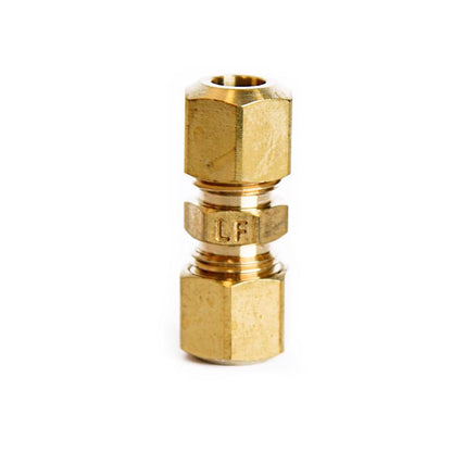 COMPRSN UNION 1/4"X1/4" - Pack of 5