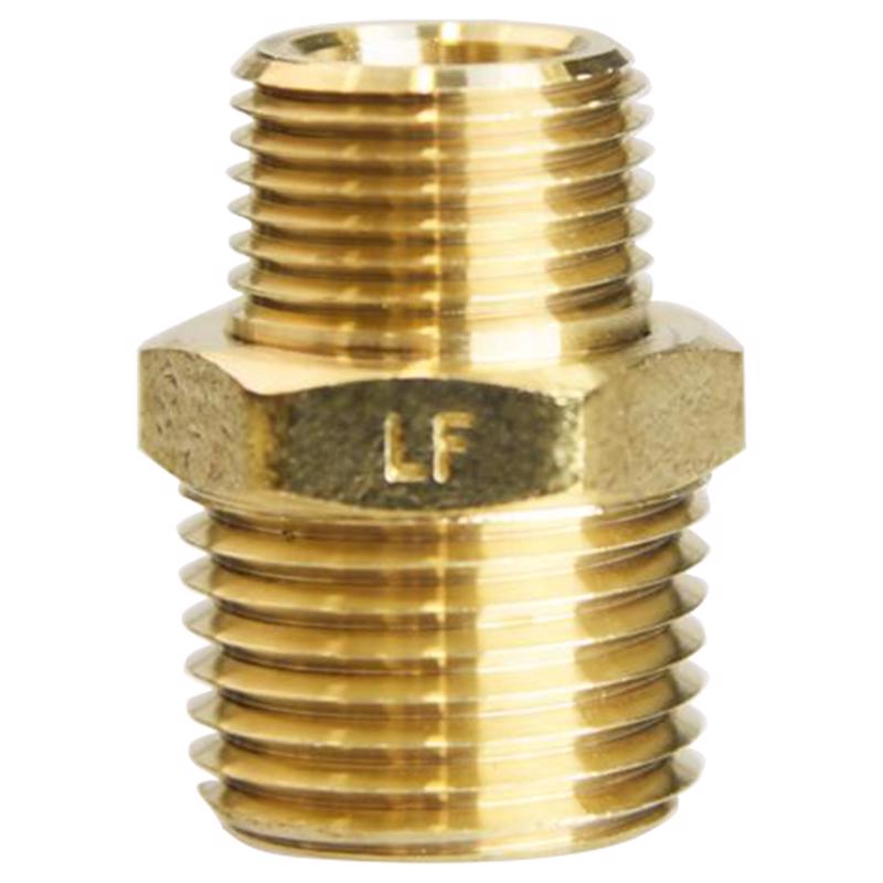 HEX NIPPLE 1/2"X3/8" MPT - Pack of 5