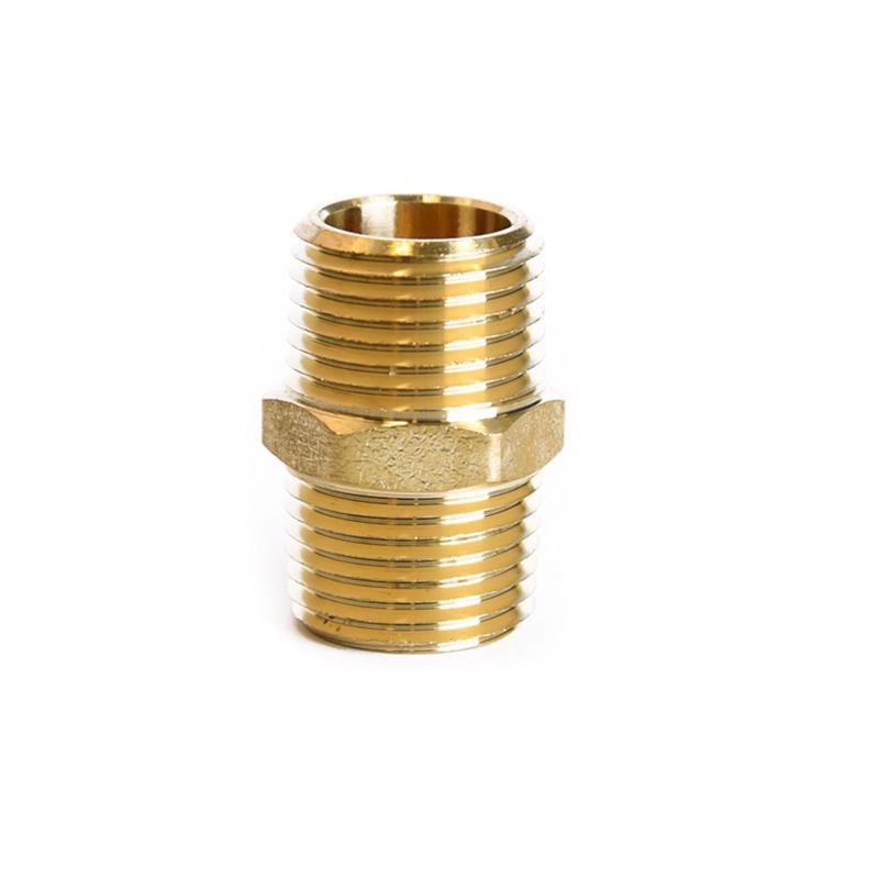 HEX NIPPLE 1/2"X1/2" MPT - Pack of 5