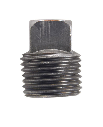Set of five black iron PLUG SQ HEAD 1/8" fittings from Emery Jensen, U.S. black iron fittings for plumbing or industrial use.
