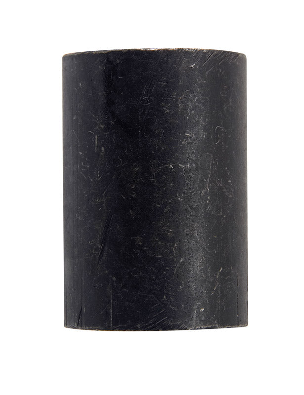 Black iron 1/8-inch coupling fittings from Emery Jensen, pack of five, shown in a close-up image.