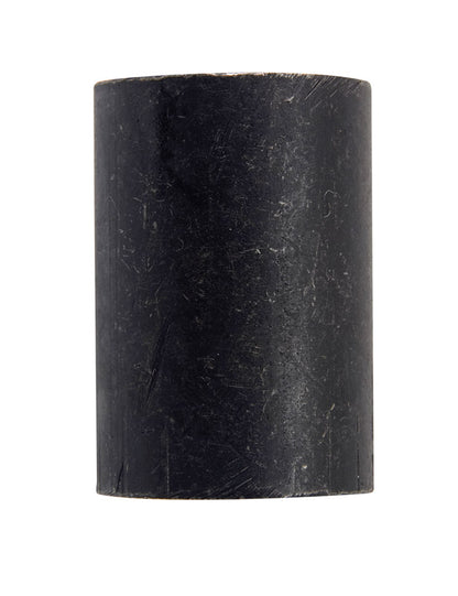 Black iron 1/8-inch coupling fittings from Emery Jensen, pack of five, shown in a close-up image.