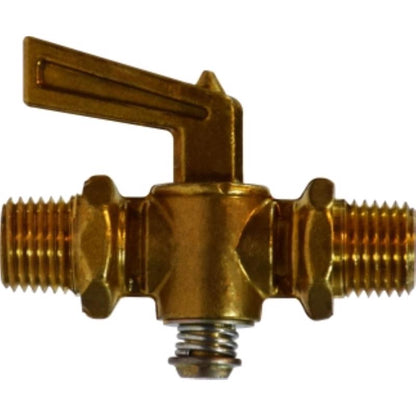 PIPE VALVE MPT 1/4X1/4" - Pack of 5