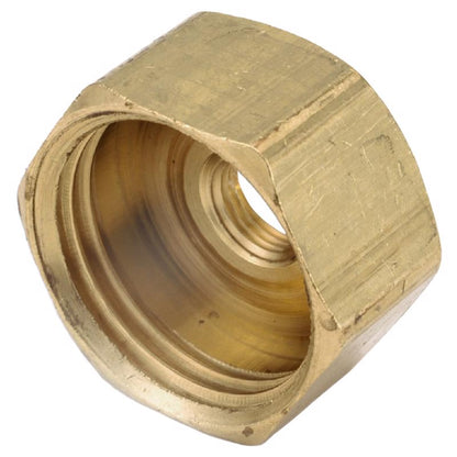 Bulk brass pipe fittings, Emery Jensen 3/4x1/8 inch pipe adaptors in a pack of five, showing shiny metal connectors with threading.