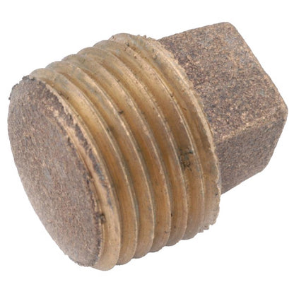 SQR HEAD PLUG BRS LF 1" - Pack of 5