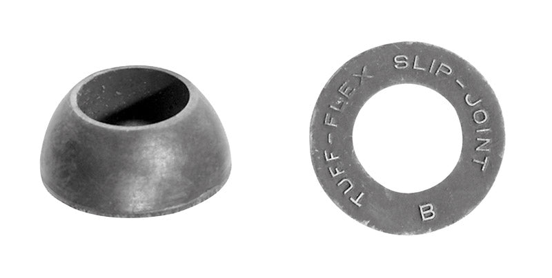 Pack of 5 Emery Jensen cone washers, Type B, showing the metal washers with central holes and conical shape for fastening.
