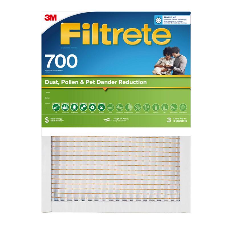 AIR FLTR 700MPR 20X25X1" - Pack of 4