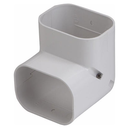 Pack of 10 Emery Jensen LN CVR 90D VRT WHT 3.75-inch A/C accessories covers showing their white finish and compact design.