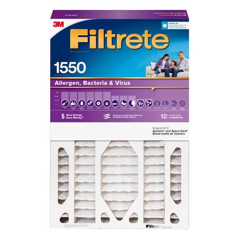 Emery Jensen 20x25x6 pleated air filters, pack of 2, high MPR 1550, for HVAC air filtration systems.