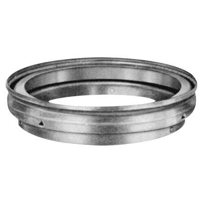 Emery Jensen B vent pipe connector, 3x6 inches, pack of 6, used for gas venting systems, shown in the image.