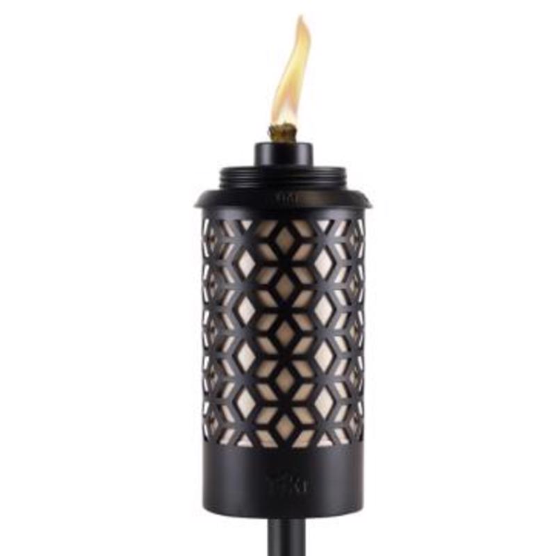 OUTDOOR TRCH BLK STL 65" - Pack of 18