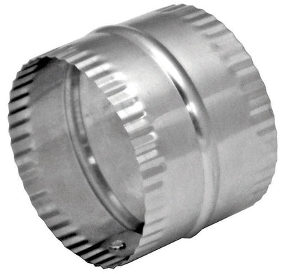 Pack of 12 Emery Jensen Connectr Alum Duct 3-inch aluminum pipes for HVAC ventilation, shown in a close-up image.