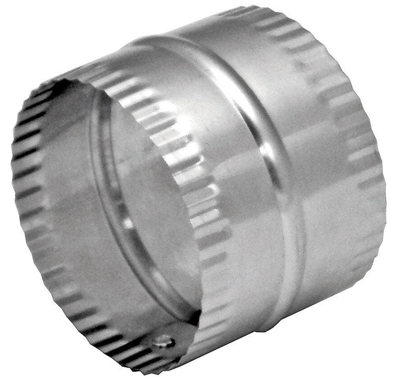 Aluminum 6-inch duct pipe from Emery Jensen, shown in a pack of 12, used for HVAC ventilation and ductwork.