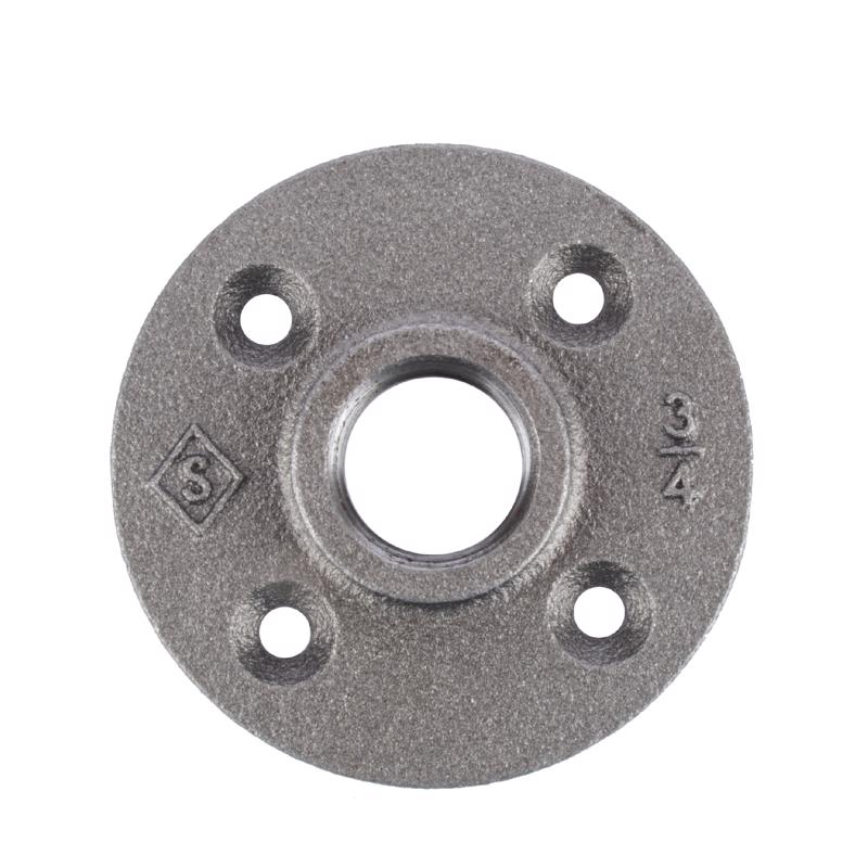 FLANGE BLACK 3/4" - Pack of 5