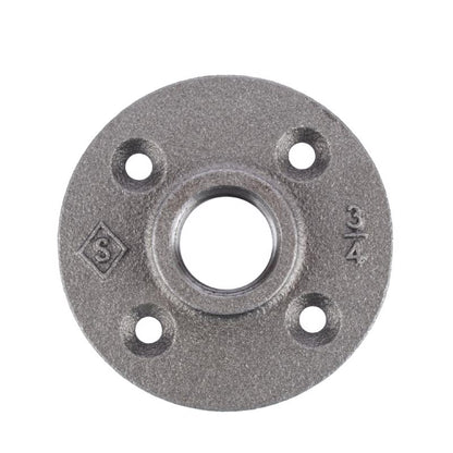 FLANGE BLACK 3/4" - Pack of 5
