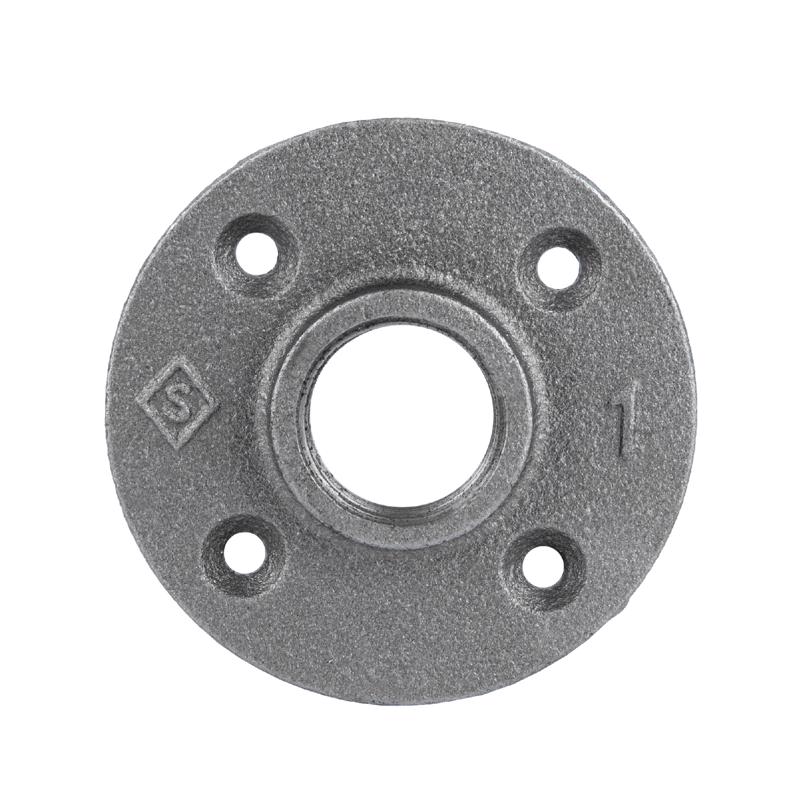 FLANGE 1" BLACK - Pack of 5