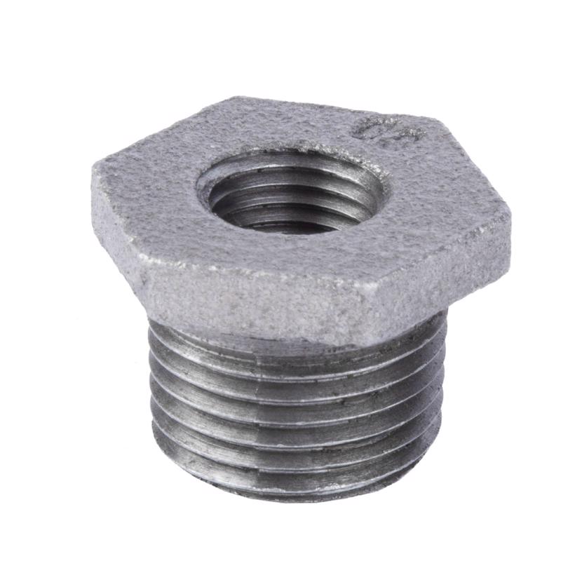HEX BUSHING BLK 1/2X1/4" - Pack of 5