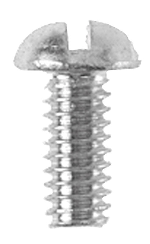 Pack of five Emery Jensen faucet screws, 8-32x3/8 inch, showing metal screws with threading and flat heads.