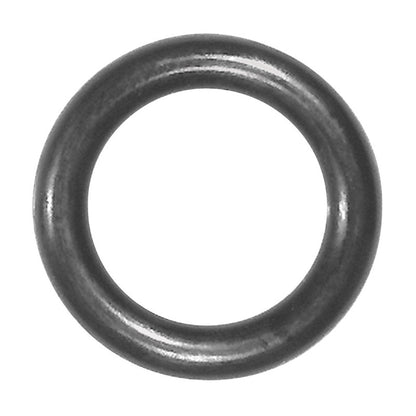 Set of five Emery Jensen O-ring seals, 13/16x9/16x1/8 inch, rubber gasket washers for plumbing and mechanical use.