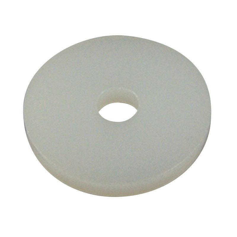 Set of five Emery Jensen flat washers with 1/2-inch volume, designed for secure fastening in plumbing and hardware applications.