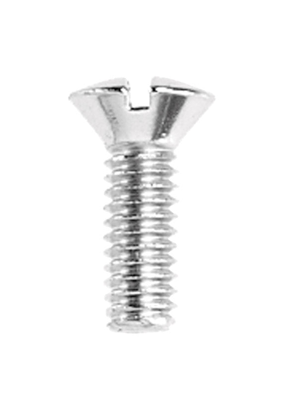 Set of five Emery Jensen faucet screws with 8-32x1/2 inch screw handles, ideal for plumbing fixture repairs.