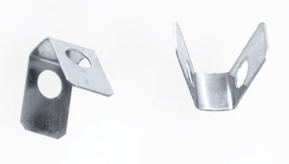 Pack of five Emery Jensen 1/4" clip clevis pop-up accessories with durable metal construction.