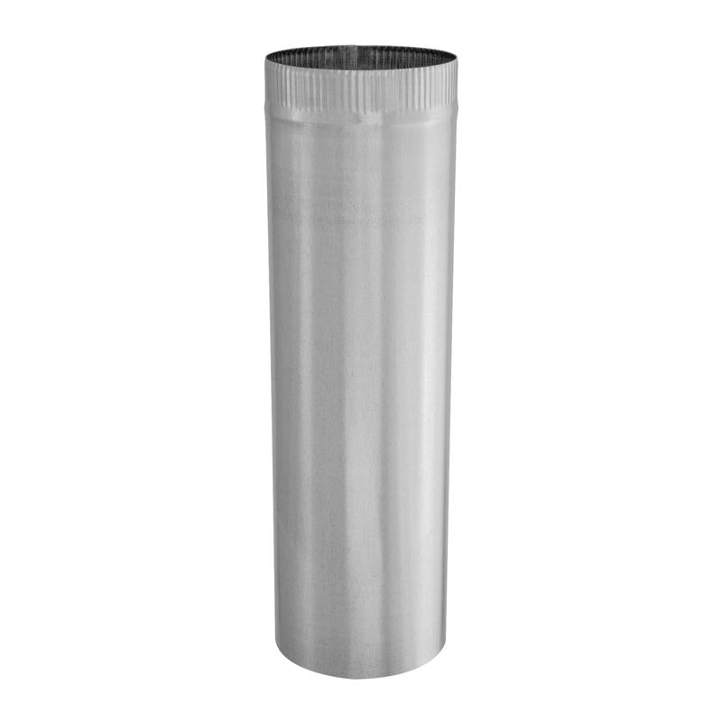 Galvanized vent pipe fittings, 26 gauge 6x24 inches, shown in a pack of ten, by Emery Jensen, for ventilation systems.