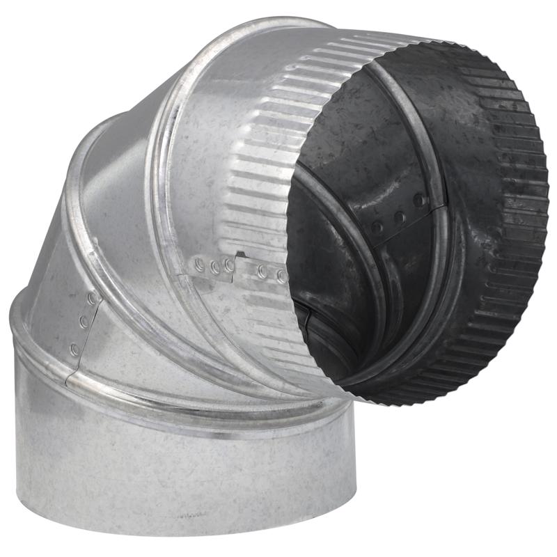 ELBOW STOVE ADJ26G6"GALV - Pack of 8