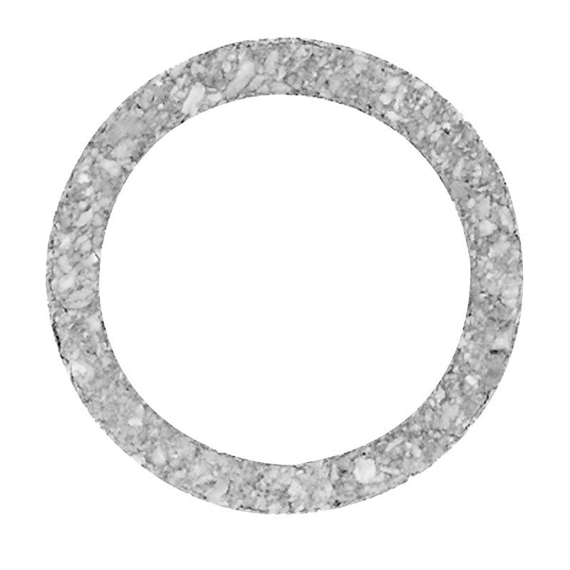 Pack of five Emery Jensen fiber gasket caps with #3 thread, ideal for sealing applications in plumbing and machinery.