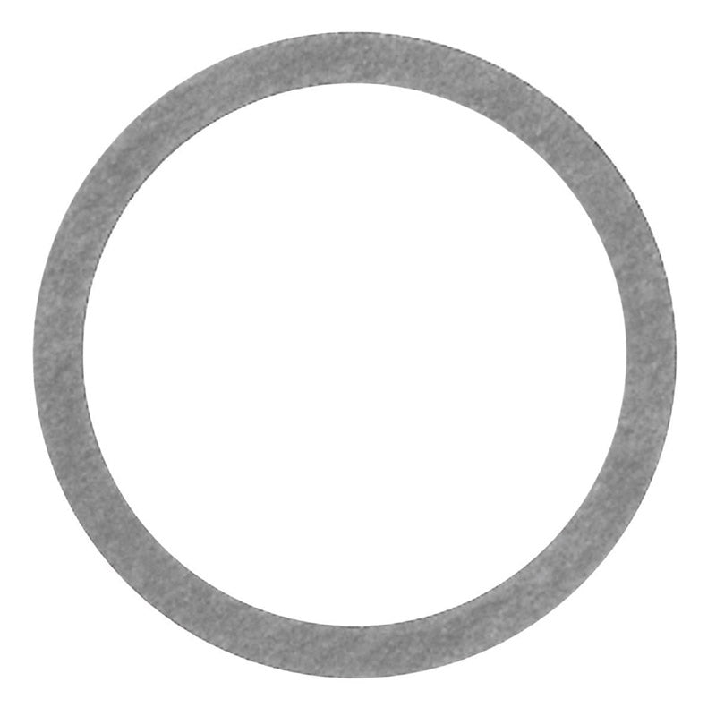 Pack of five Emery Jensen fiber gasket caps with threaded design, ideal for sealing and packing applications.