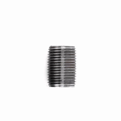NIPPLE BLACK 1/4"XCLOSE - Pack of 5