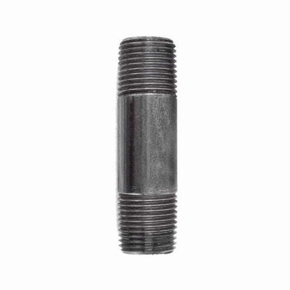 NIPPLE BLACK 1/4"X3" - Pack of 5