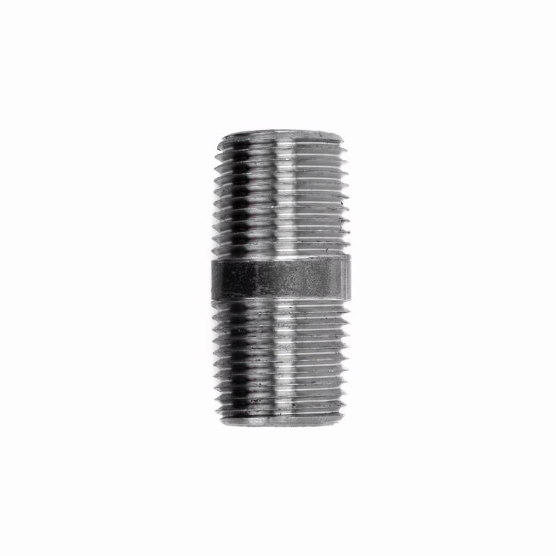 NIPPLE BLACK 3/8"X1.5" - Pack of 5