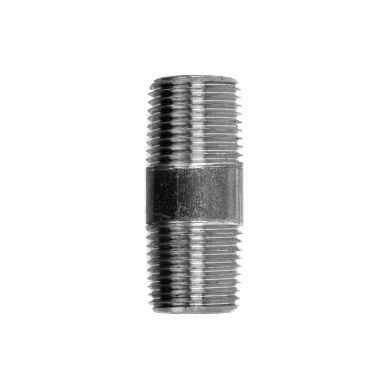 NIPPLE BLACK 3/8"X2" - Pack of 5