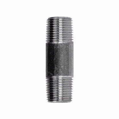 NIPPLE BLACK 3/8"X2.5" - Pack of 5