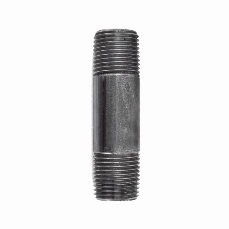 NIPPLE BLACK 3/8"X3" - Pack of 5